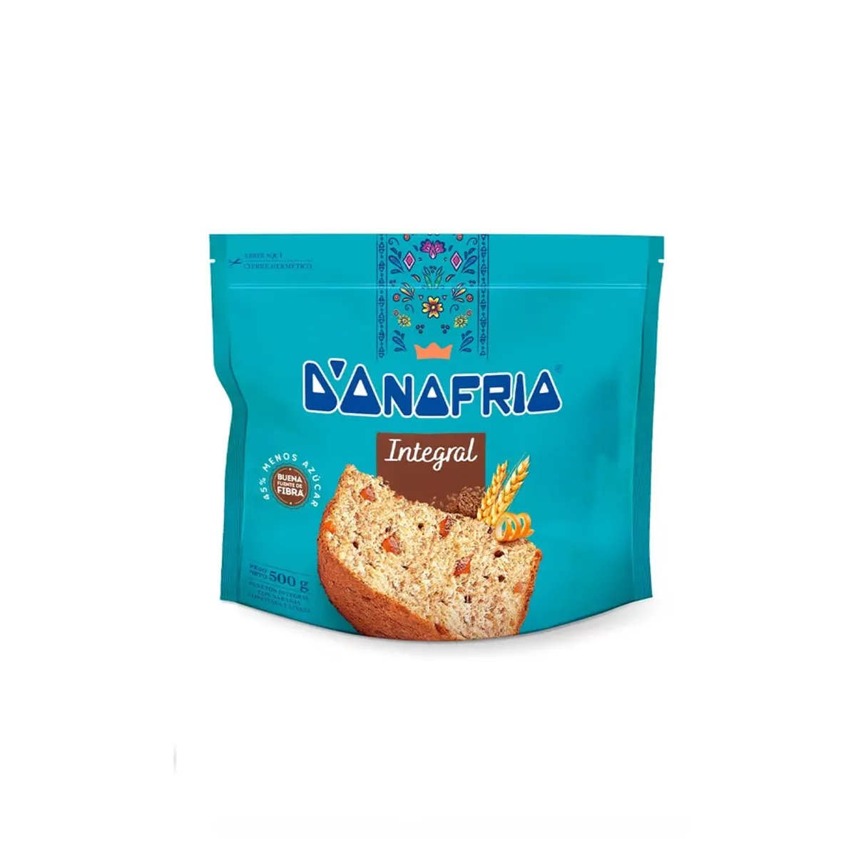 DONOFRIO - Panetón Donofrio Integral C/Naranja Y Linaza 500  gr
