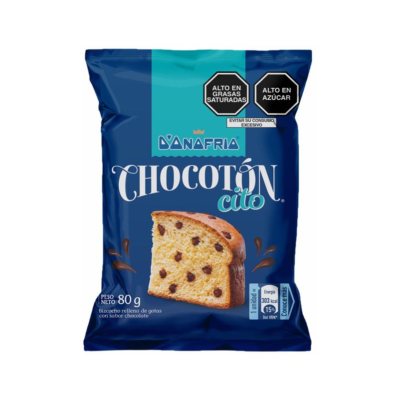 DONOFRIO - Bizcocho Donofrio Chocotoncito Bolsa 80  gr