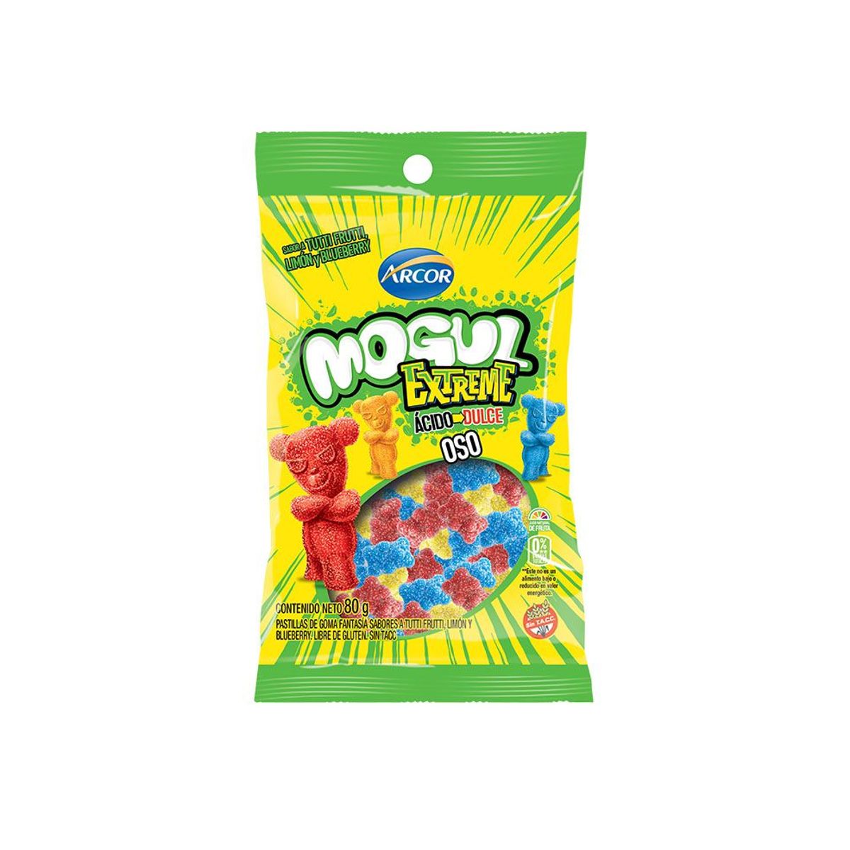 MOGUL - Gomitas Mogul Oso Extreme Bolsa 80 g