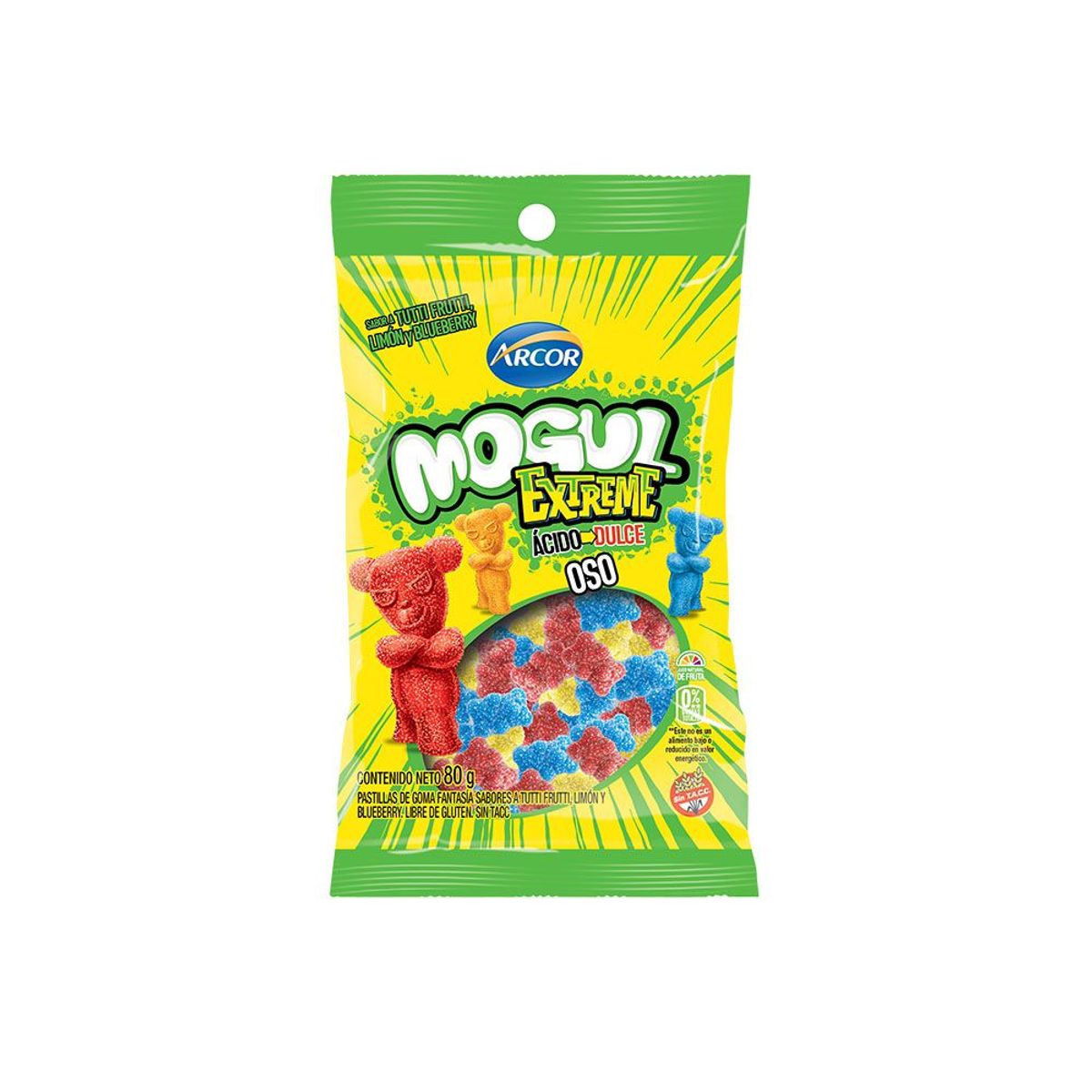 MOGUL - Gomitas Mogul Oso Extreme Bolsa 80 g