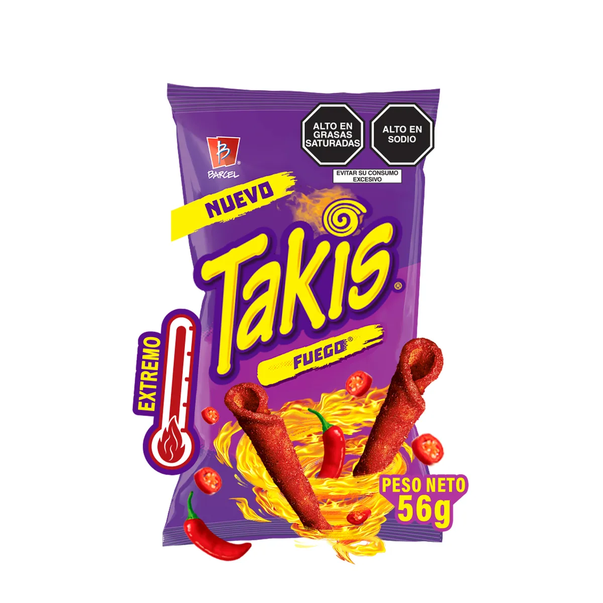 BARCEL - Takis Fuego Bolsa 56 g