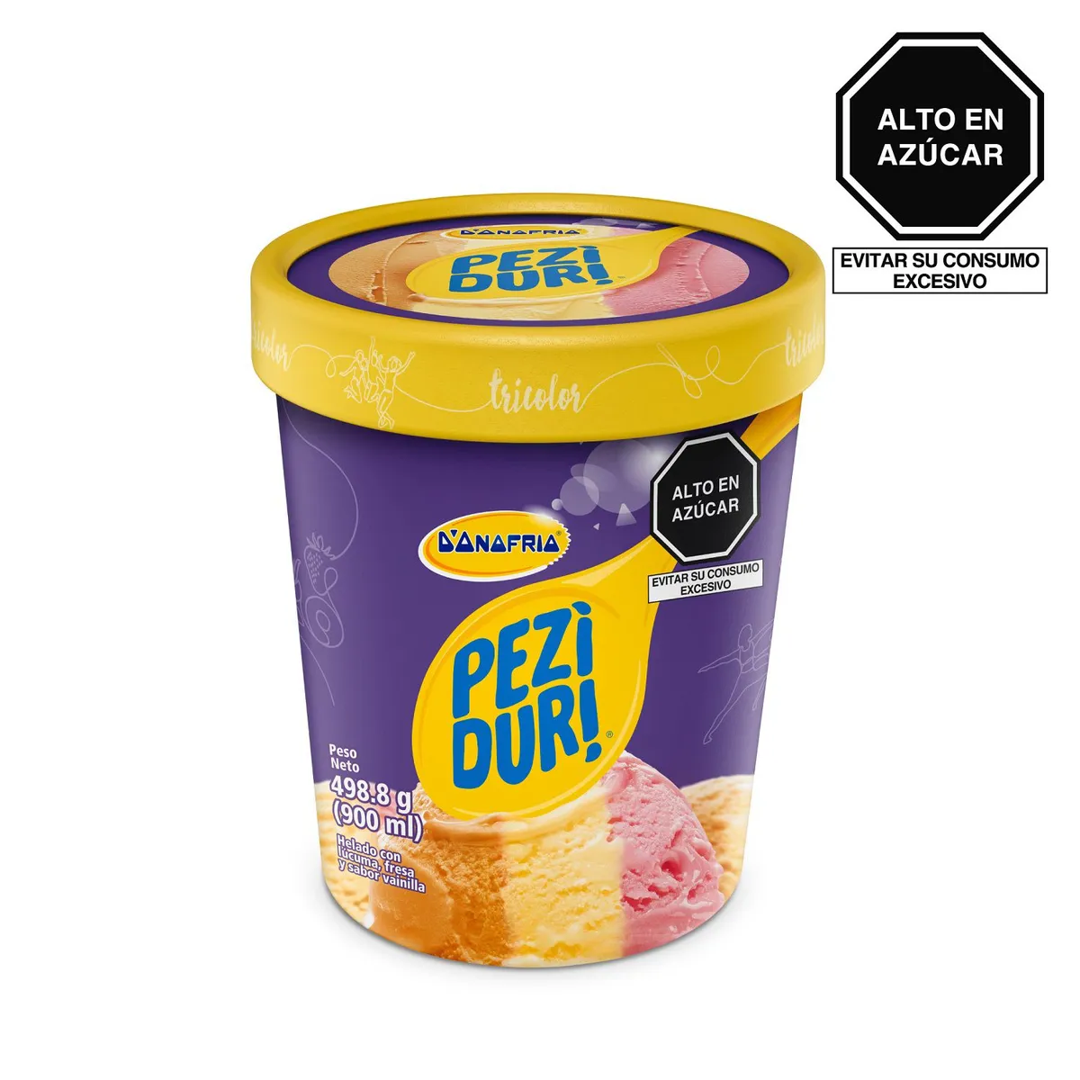 DONOFRIO - Helado Donofrio Peziduri Tricolor Pote 900 mL