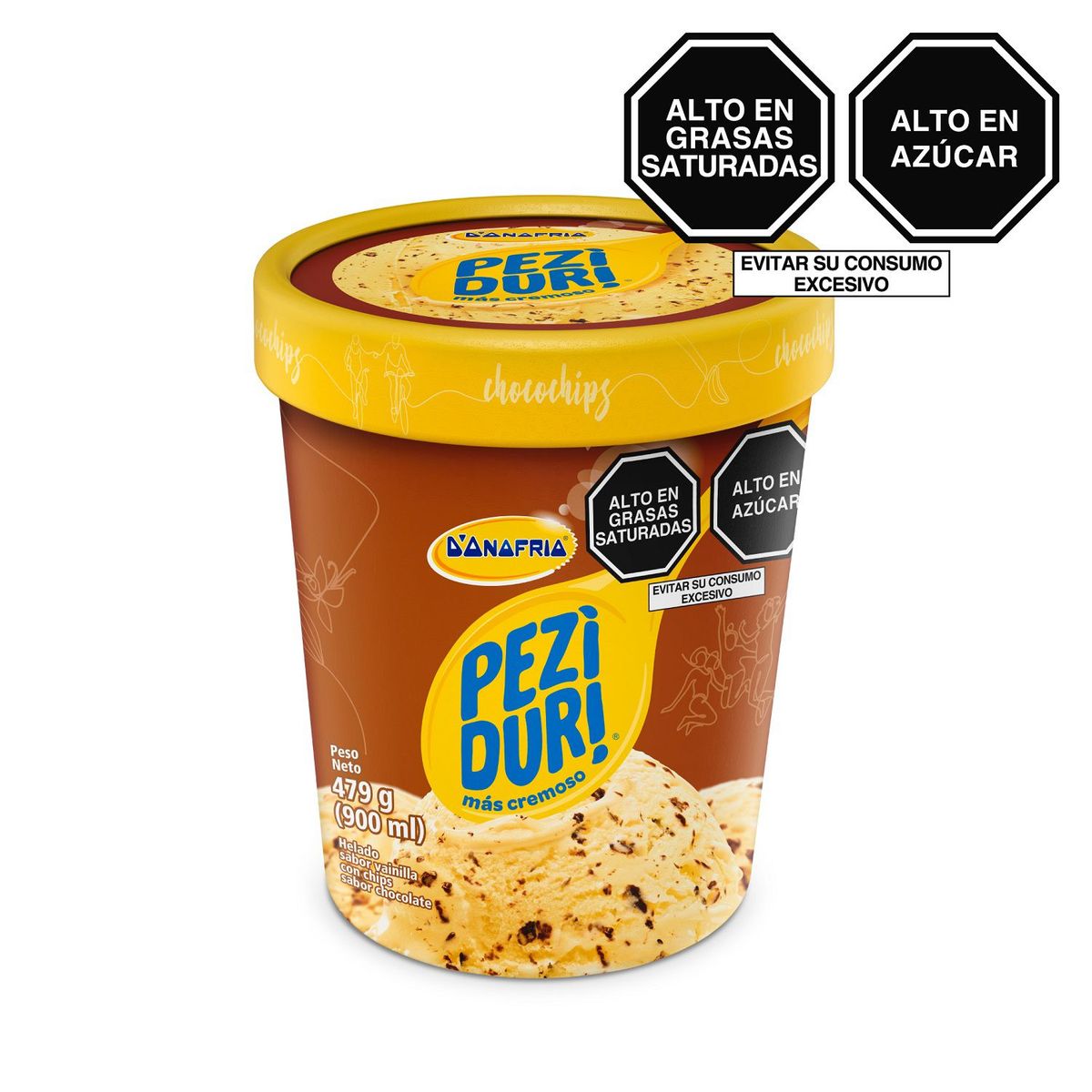 DONOFRIO - Helado Donofrio Peziduri Chocochips Pote 900 mL