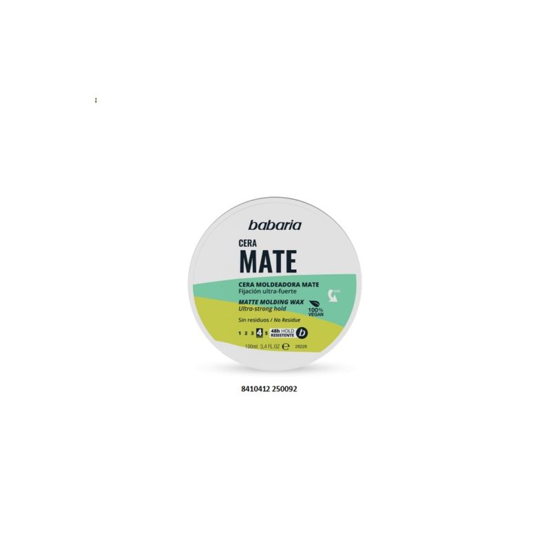 BABARIA - Cera Moldeadora Babaria Mate Envase 100 mL