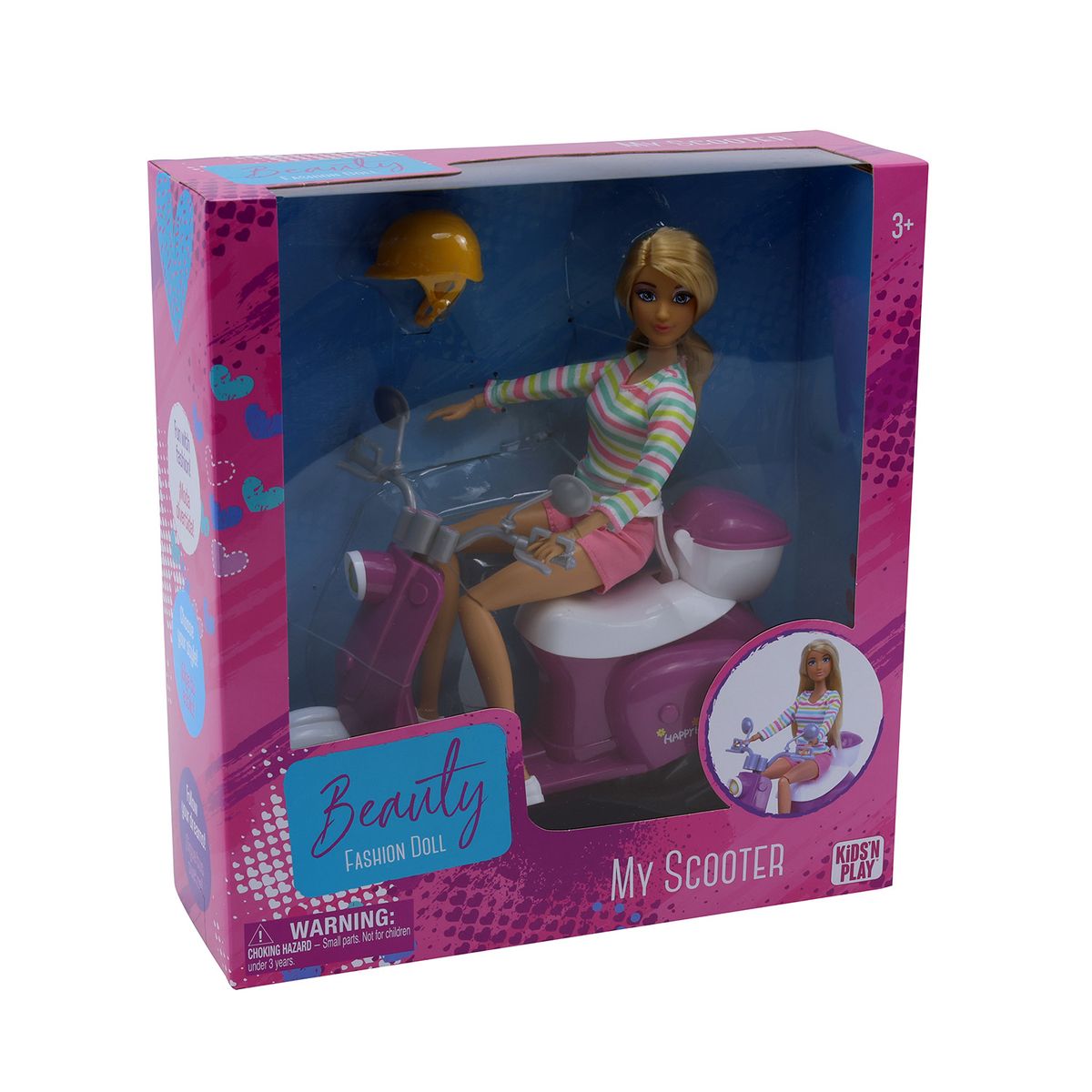  - Muñeca Fashion con Scooter Glam