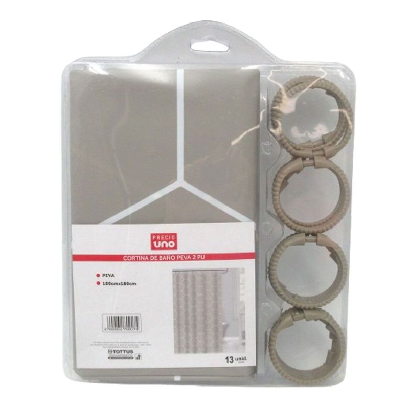 PRECIO UNO - Cortina de Baño Peva 2 Pu