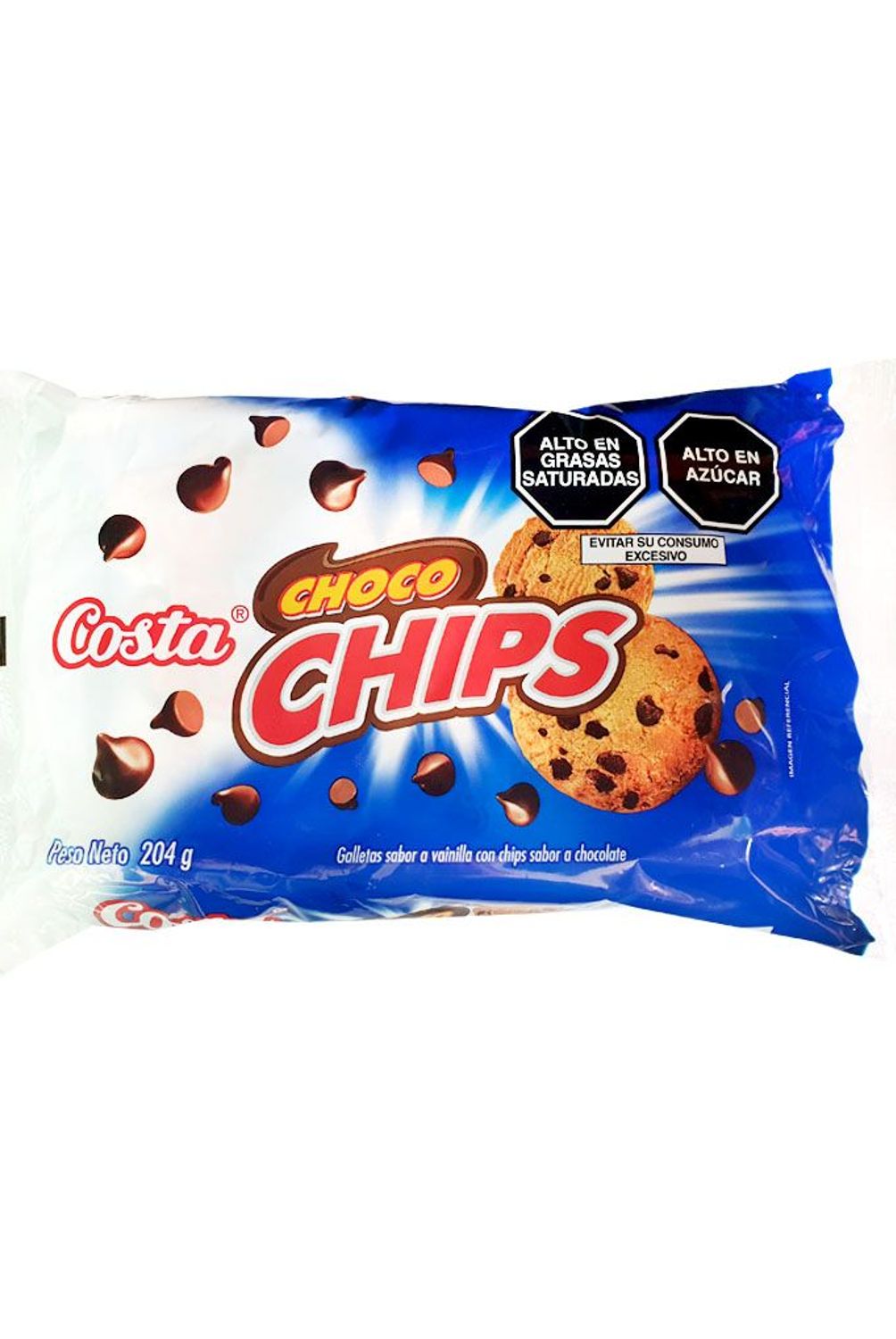 COSTA - Galleta Chocochips Vainilla Costa Sixpack 204 g