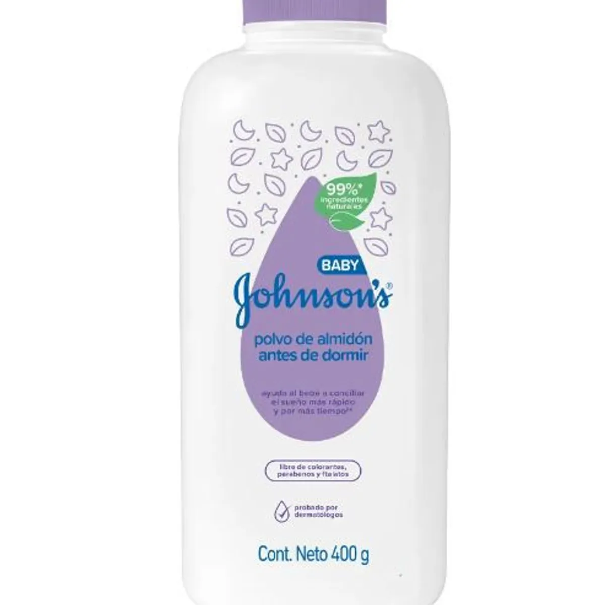 JOHNSONS BABY - Polvo para Bebé Johnson’s Antes de Dormir Envase 400 g