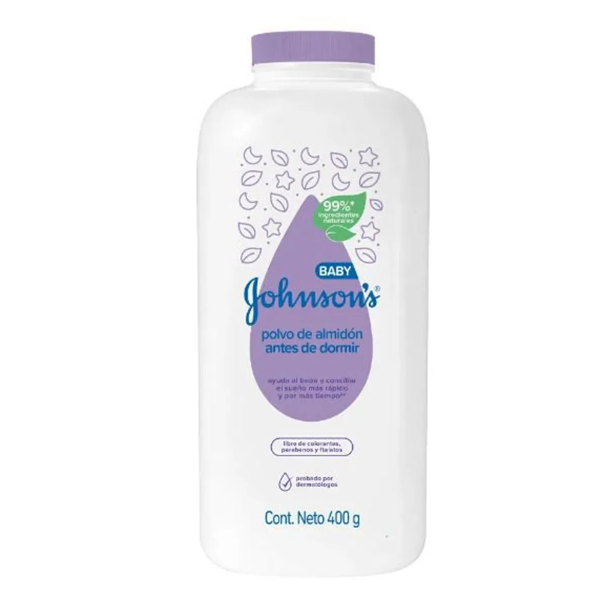 JOHNSONS BABY - Polvo para Bebé Johnson’s Antes de Dormir Envase 400 g