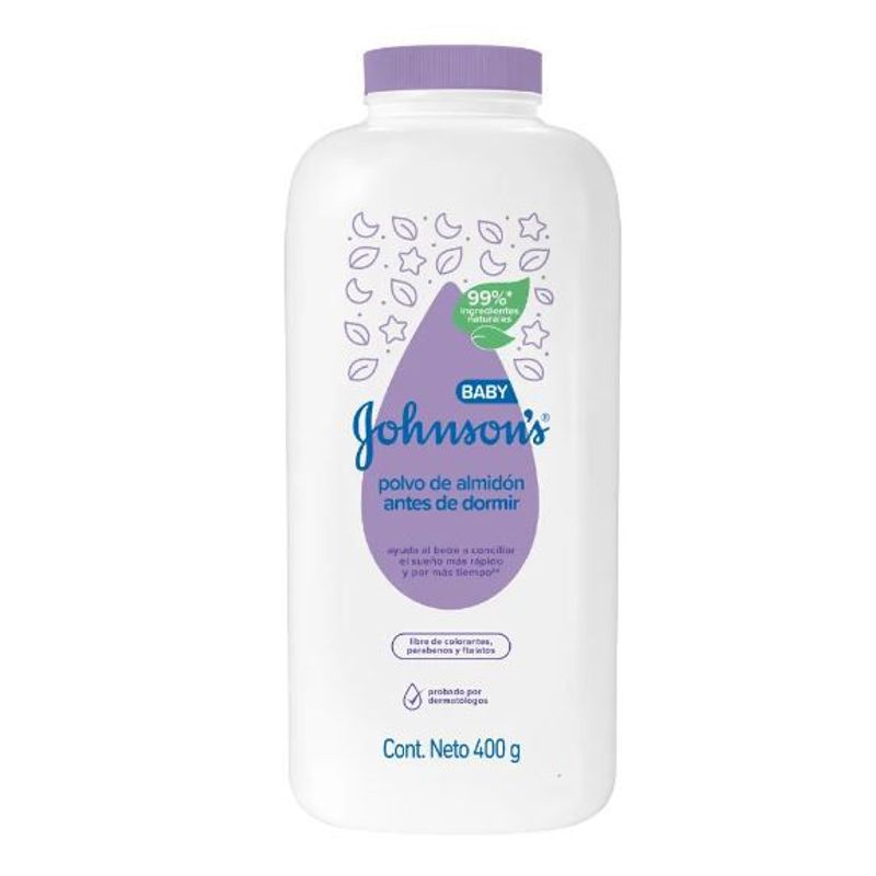 JOHNSONS BABY - Talco Johnsons Baby Bed Time Envase 400 g