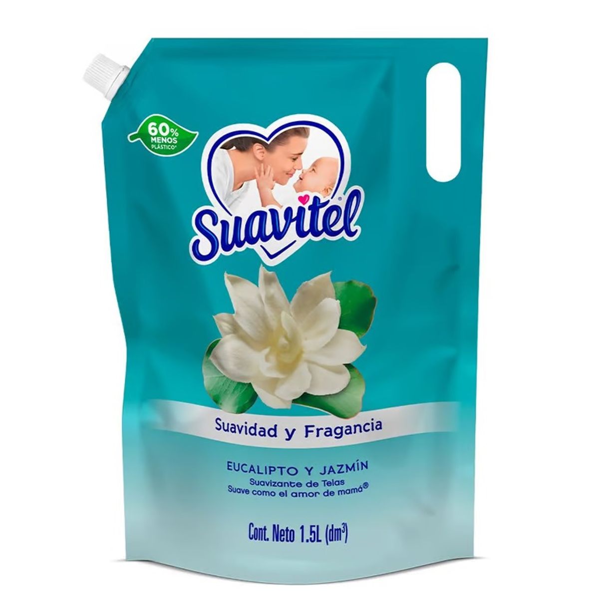SUAVITEL - Suavizante Suavitel Eucalipto Jazmín Doypack 1.5 L