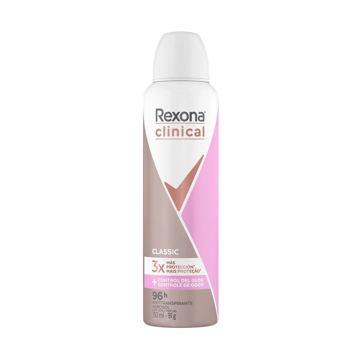 REXONA - Antitranspirante en Spray Rexona Clinical Classic Envase 150 mL