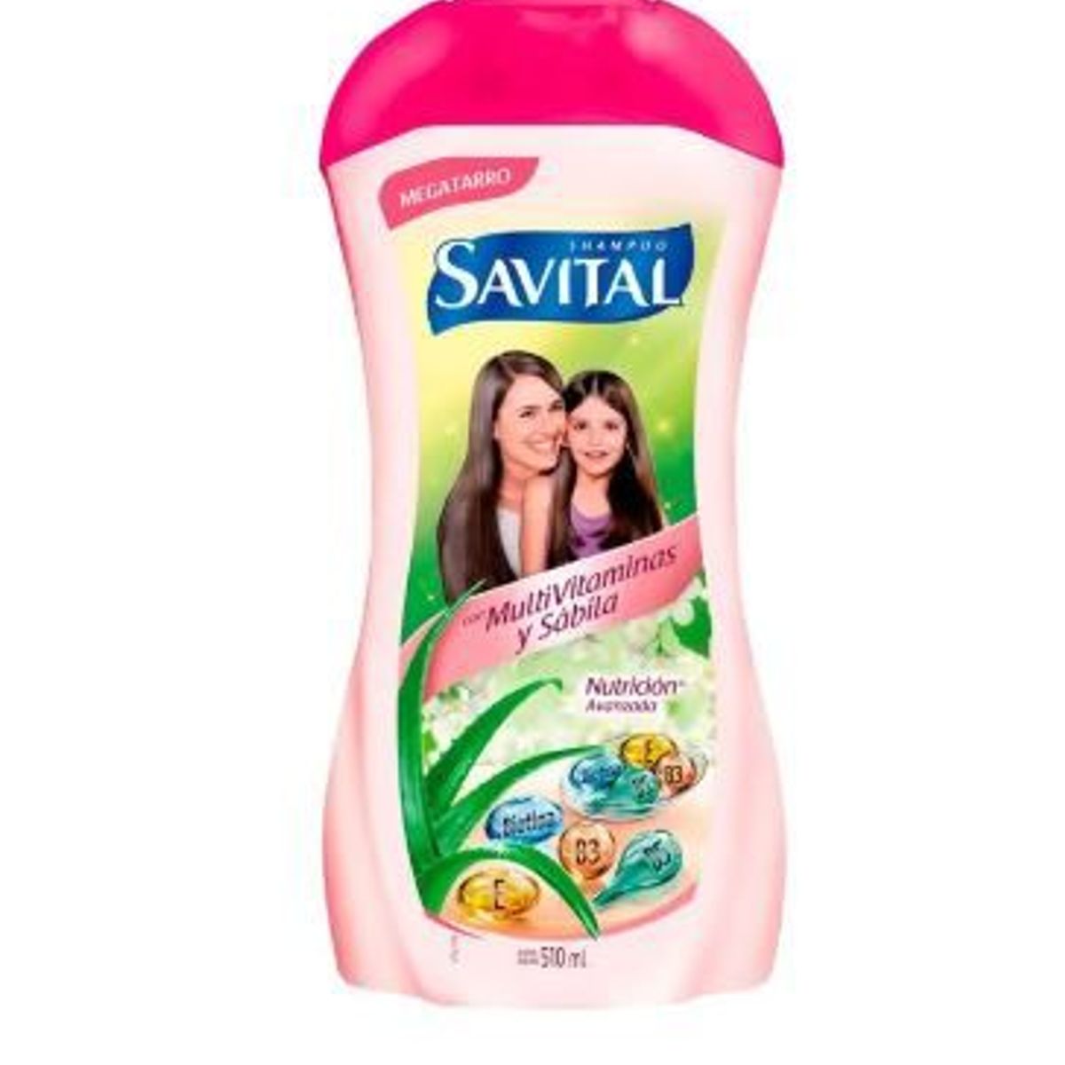 SAVITAL - Shampoo Savital Multivitaminas Sábila Botella 510 mL