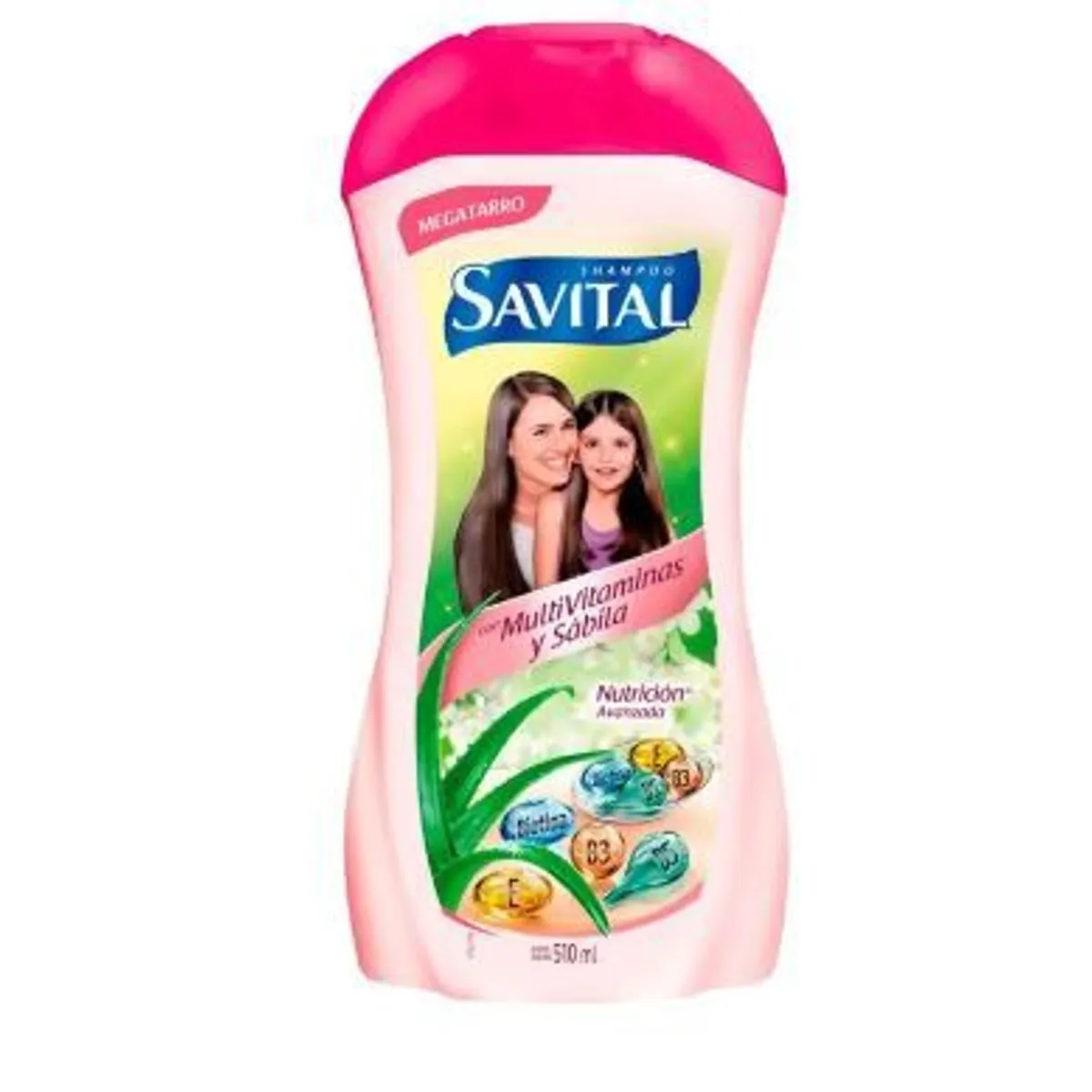 SAVITAL - Shampoo Savital Multivitaminas Sábila Botella 510 mL