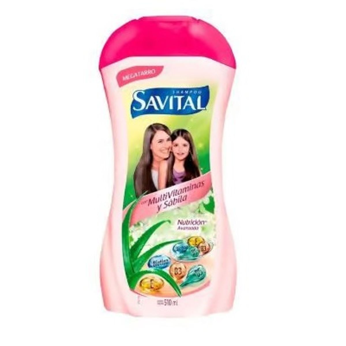 SAVITAL - Shampoo Savital Multivitaminas Sábila Botella 510 mL