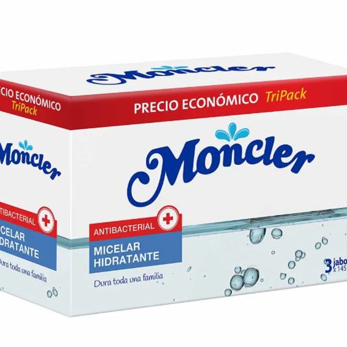 MONCLER - Jabon Moncler Antibacterial Micelar 145G