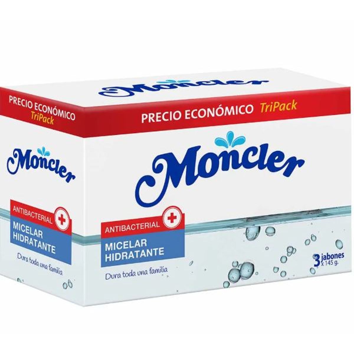 MONCLER - Jabon Moncler Antibacterial Micelar 145G