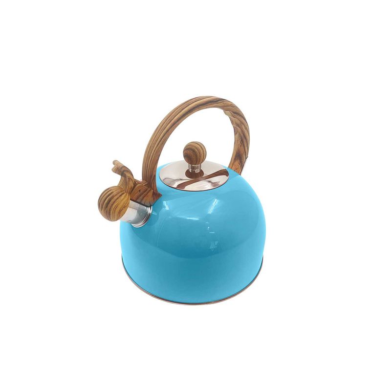 Casa Joven - Tetera Acero Inoxidable 3L Acero Look Madera