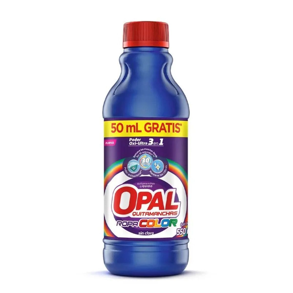 OPAL - Quitamanchas Líquido Opal Ropa Color Botella 550 mL