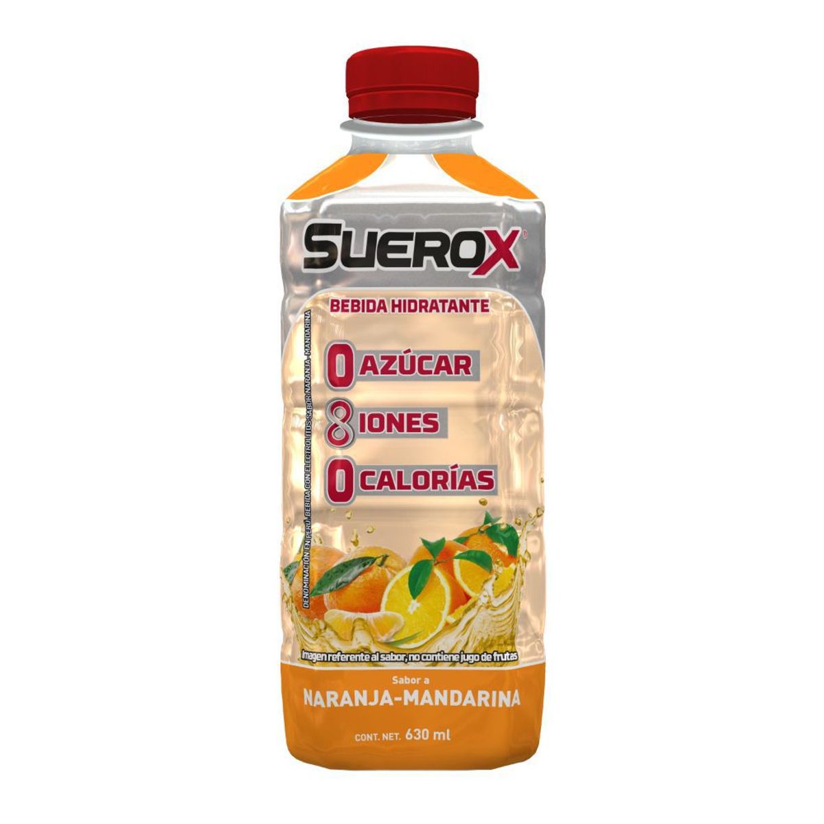 SUEROX - Bebida Rehidratante Suerox Naranja Mandarina Botella 630 mL
