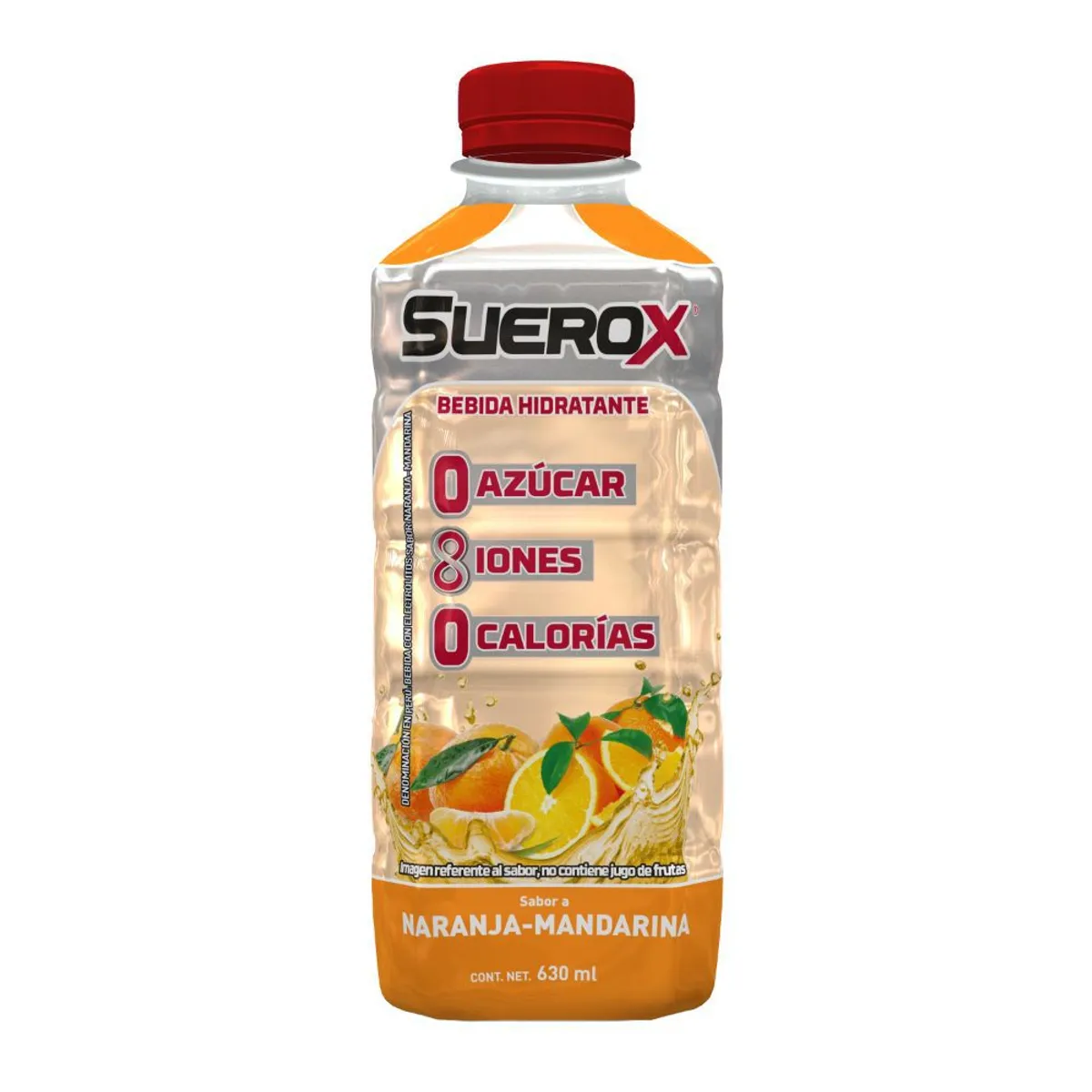 SUEROX - Bebida Rehidratante Suerox Naranja Mandarina Botella 630 mL