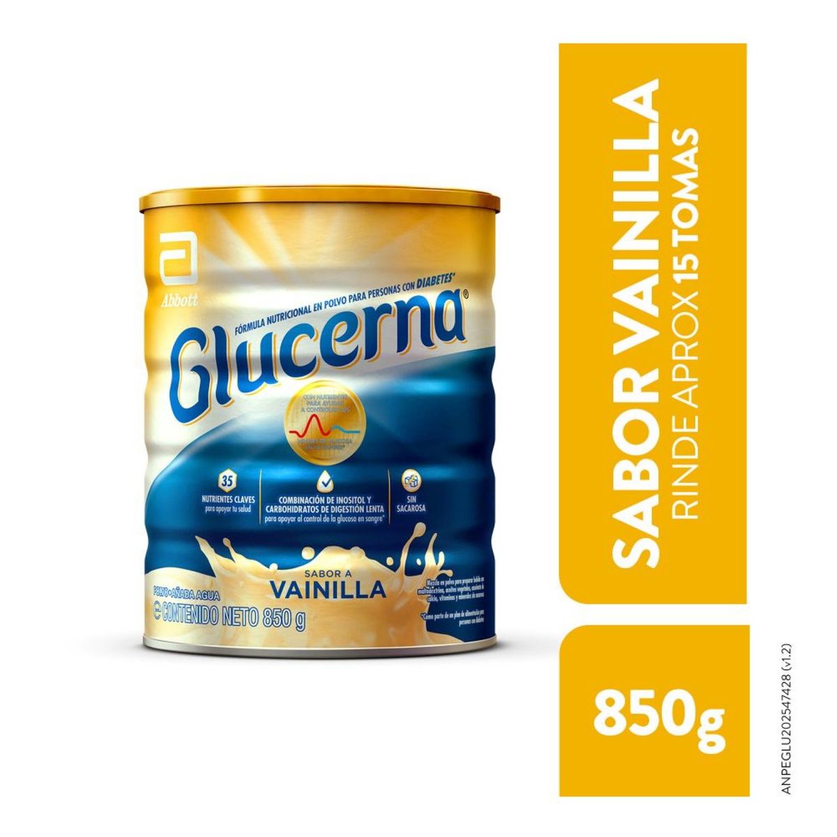 GLUCERNA - Fórmula Glucerna Sabor Vainilla Lata 850 g