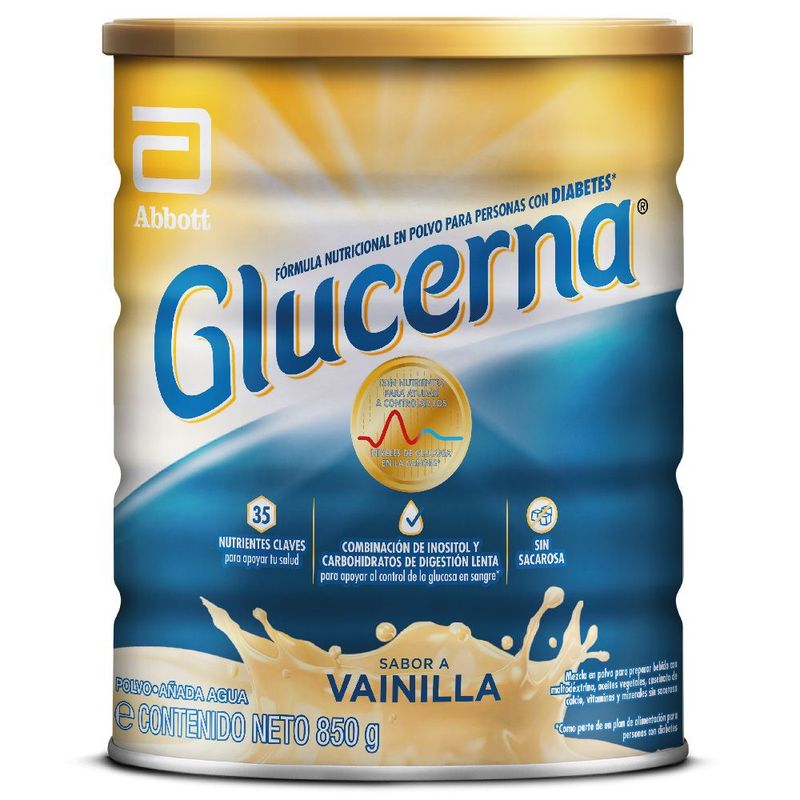 GLUCERNA - Fórmula Glucerna Sabor Vainilla Lata 850 g