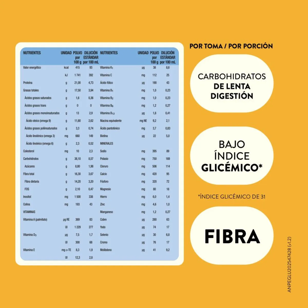 GLUCERNA - Fórmula Glucerna Sabor Vainilla Lata 850 g