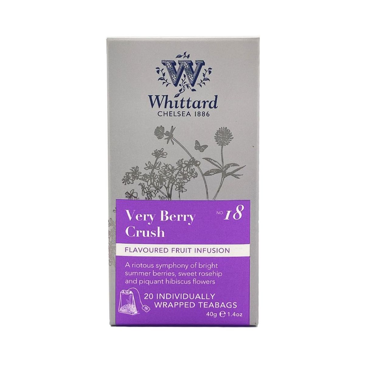  - Infusión Whittard Very Berry Crush Caja 20 Sobres