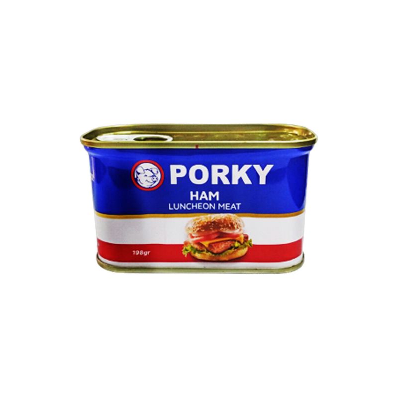 PORKY - Jamón de Cerdo Porky Ham Empaque 198 g