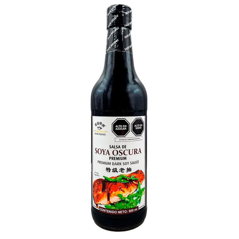 OLISUR - Salsa de Soya Olisur Oscura Premium Botella 500 mL