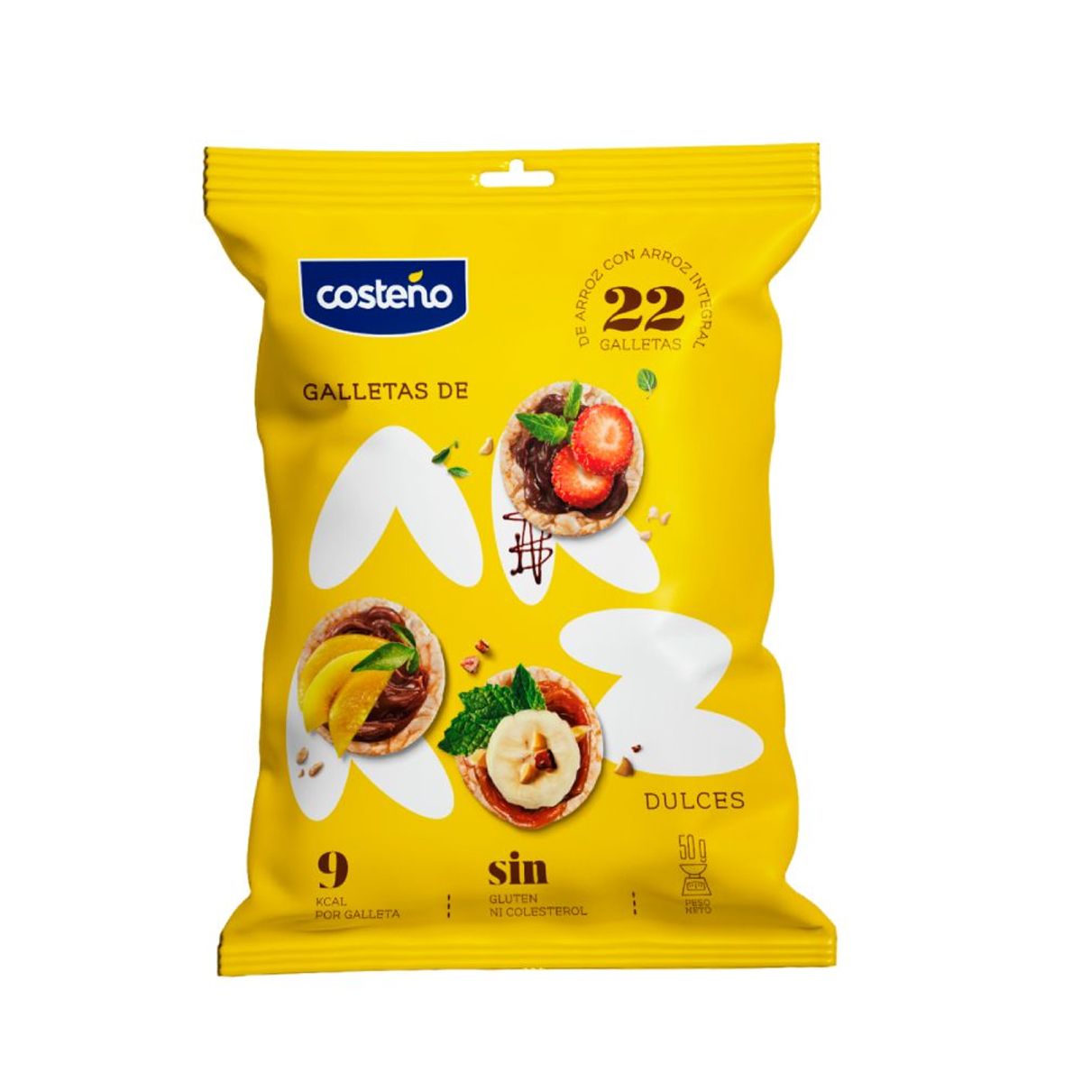 COSTENO - Galleta De Arroz Costeño Dulce 50gr