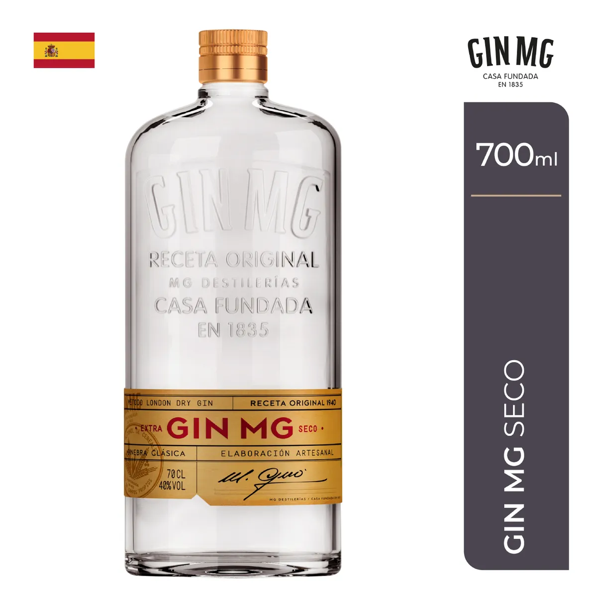 GIN MG - Gin MG Botella 700 mL