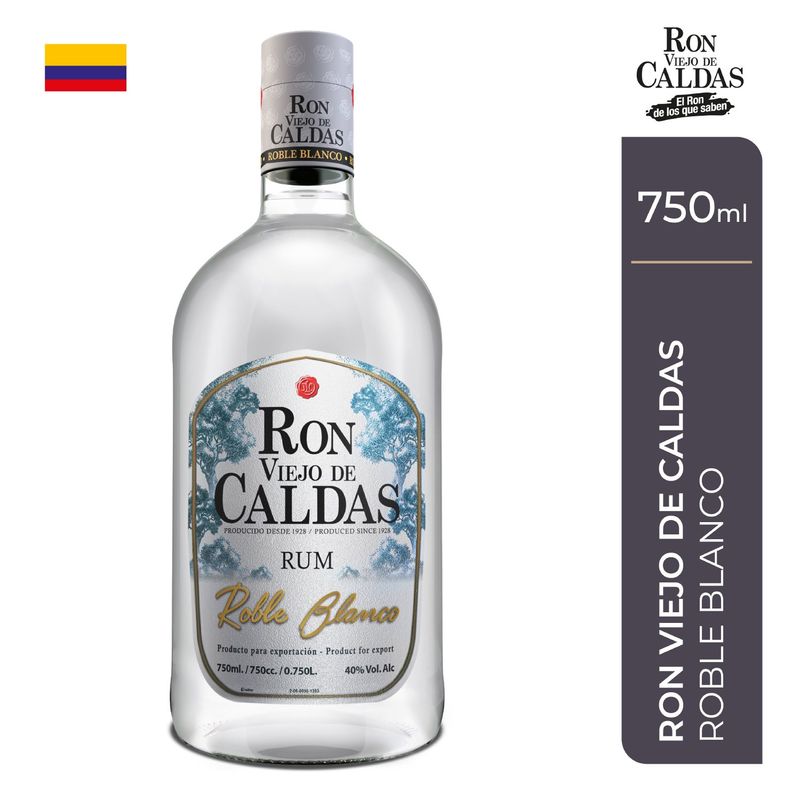 VIEJO DE CALDAS - Ron Viejo De Caldas Roble Blanco 750 mL