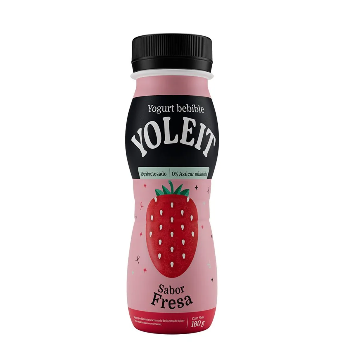 YOLEIT - Yogurt Yoleit Bebible Fresa Botella 160 g