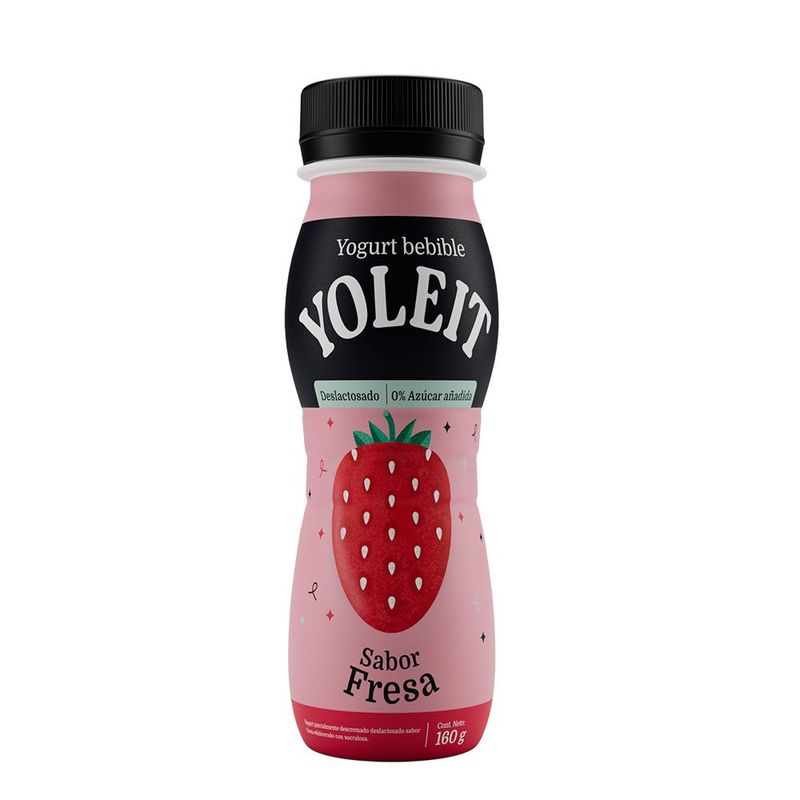 YOLEIT - Yogurt Yoleit Bebible Fresa Envase 160 g