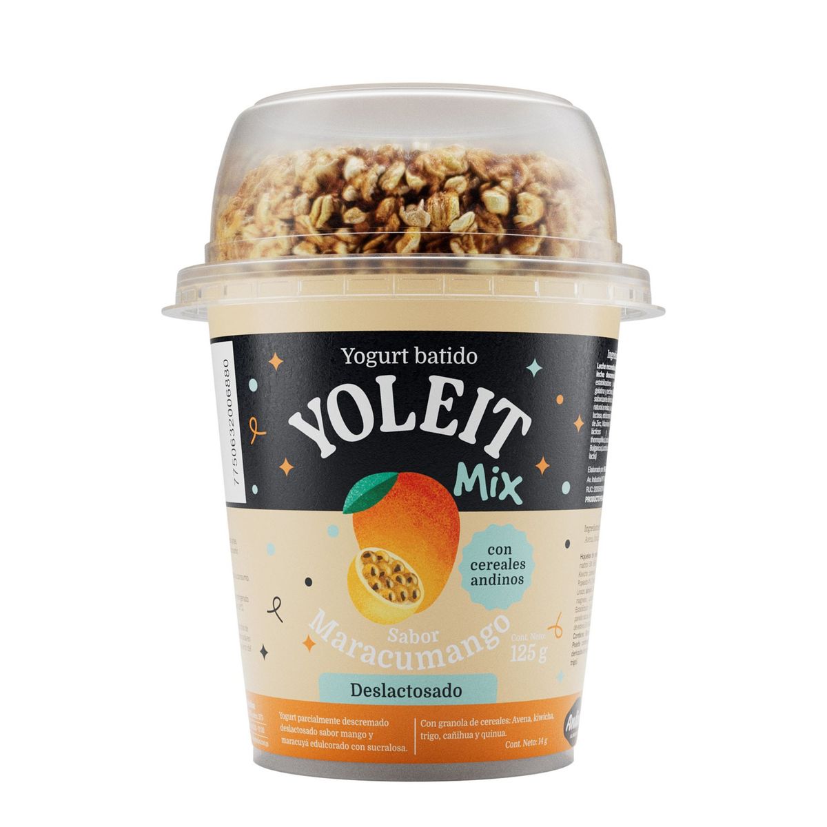 YOLEIT - Yogurt Batido Yoleit Mix MaracuMango Envase 125 g