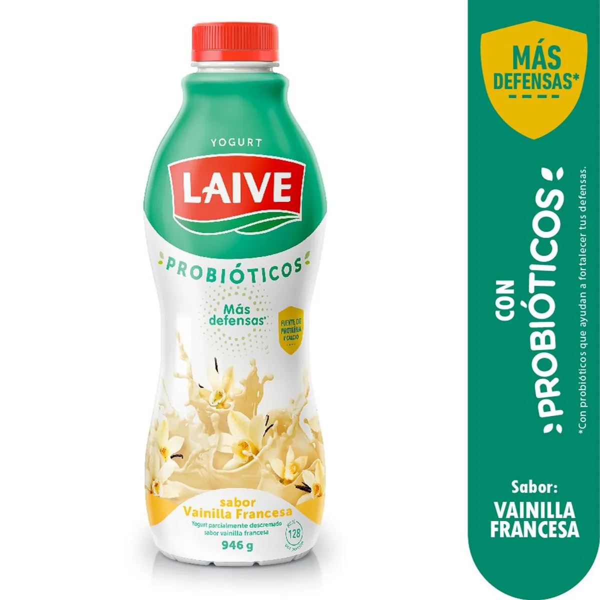 LAIVE - Yogurt Laive Vainilla Botella 946 g