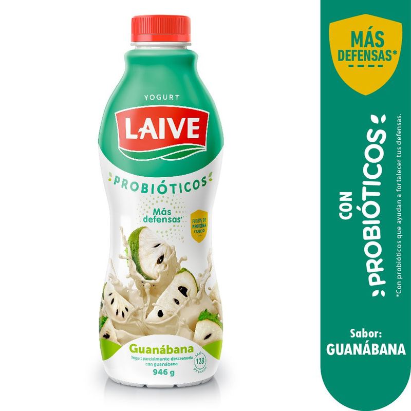 LAIVE - Yogurt guanabana Laive 946g