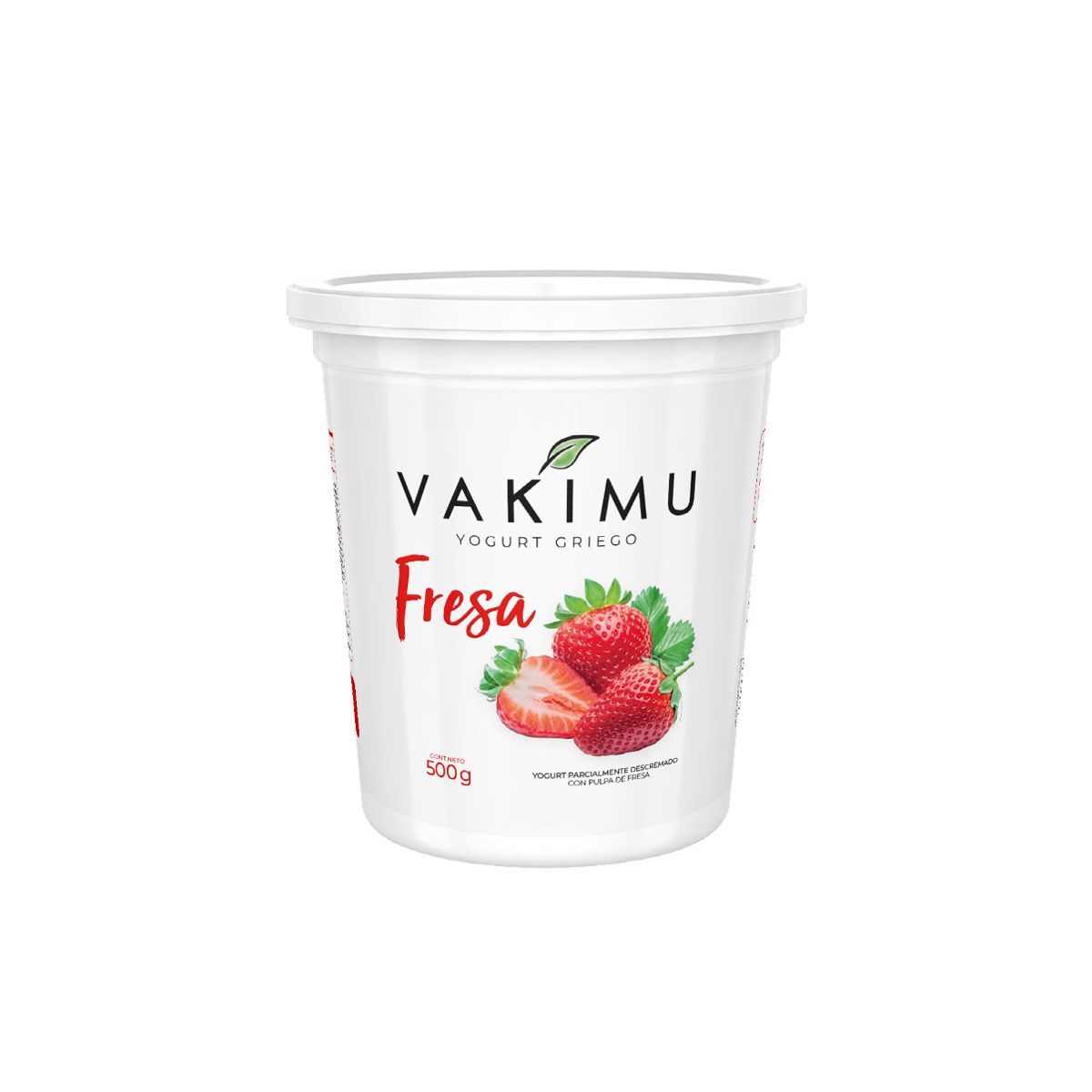 VAKIMU - Yogurt Griego Vakimu Fresa Envase 500 g