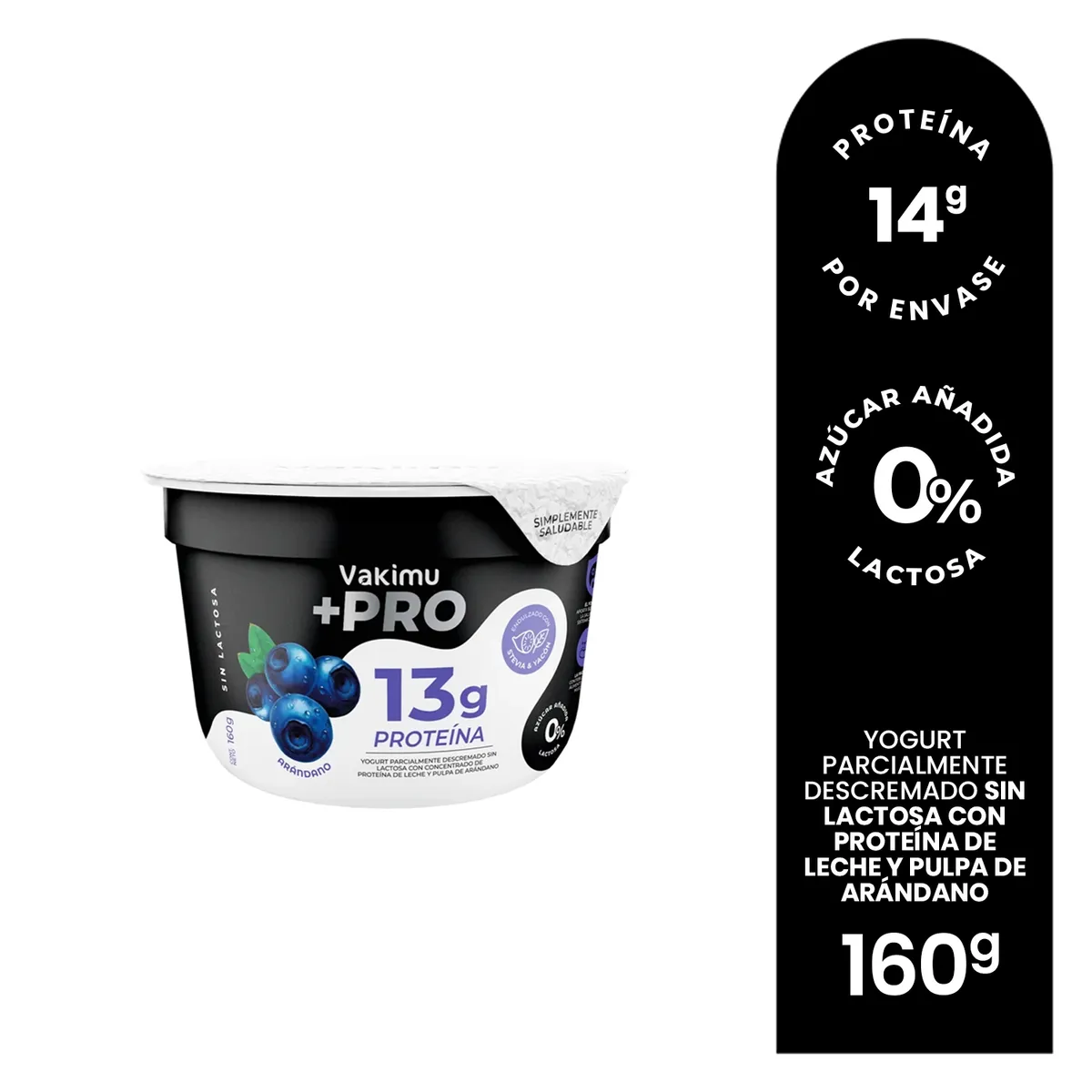 VAKIMU - Yogurt Vakimu +Pro Arándano Envase 160 g