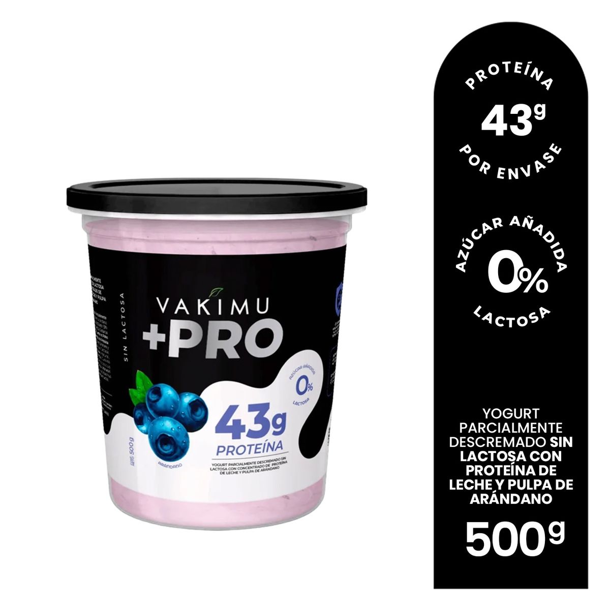 VAKIMU - Yogurt Vakimu +Pro Arándano Envase 500 g