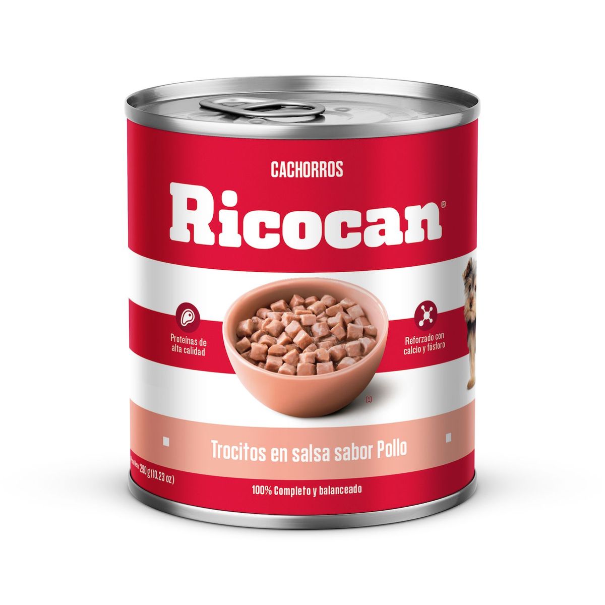 RICOCAN - Alimento Húmedo Cachorros Ricocan Trozos de Pollo Lata 290 g