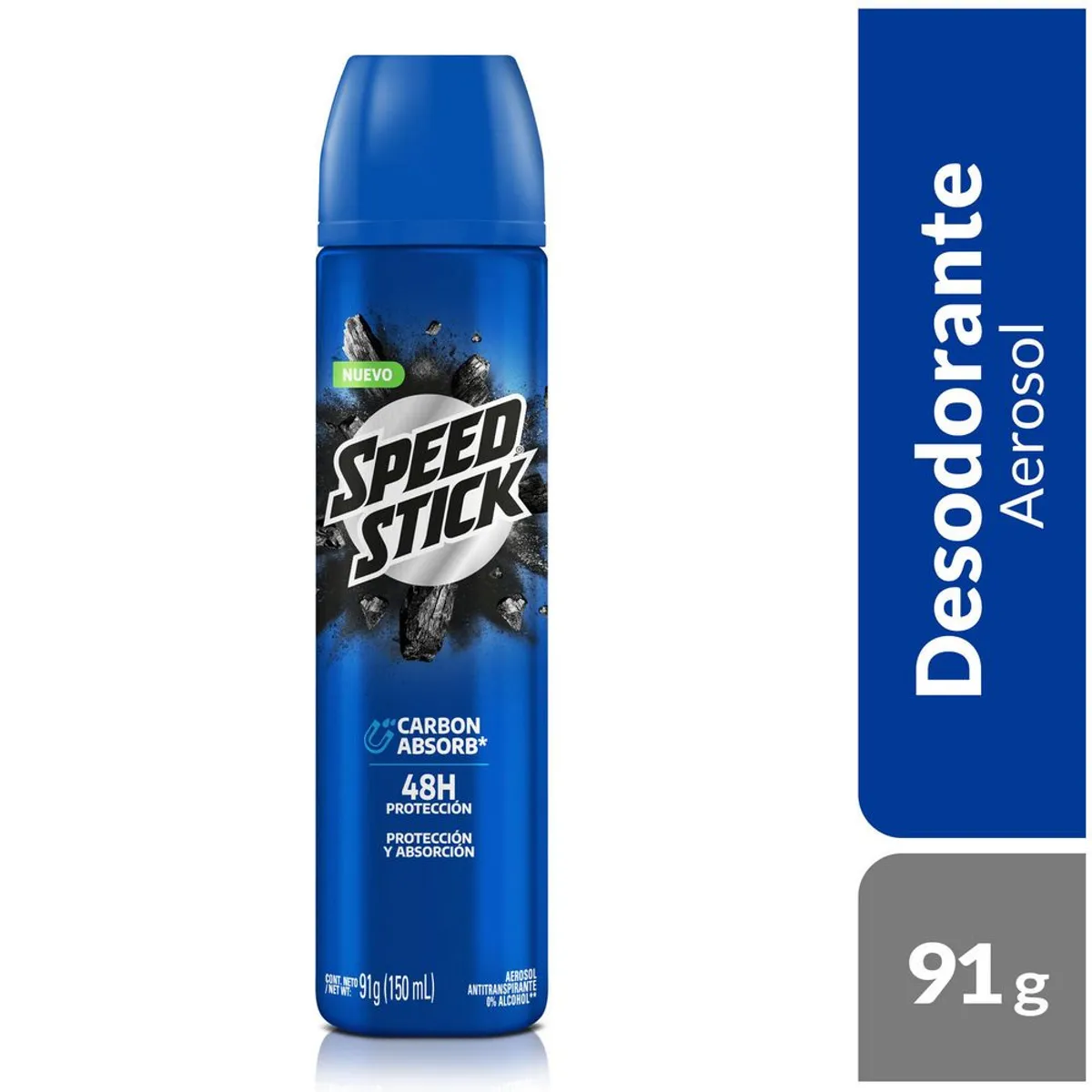 SPEED STICK - Desodorante Hombre Speed Stick Carbon Aerosol Envase 91 g