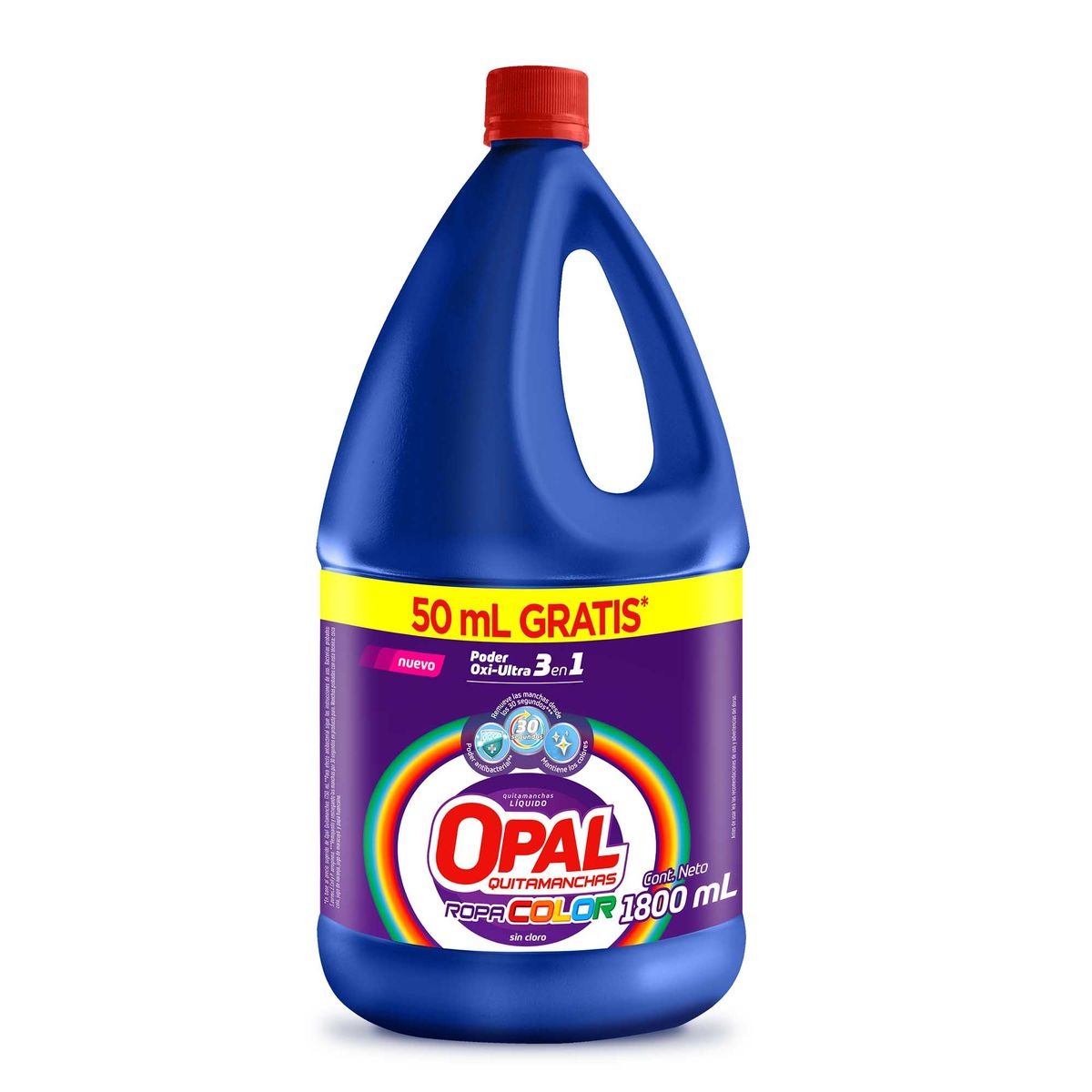 OPAL - Quitamanchas Líquido Opal Ropa Color Botella 1.8 L