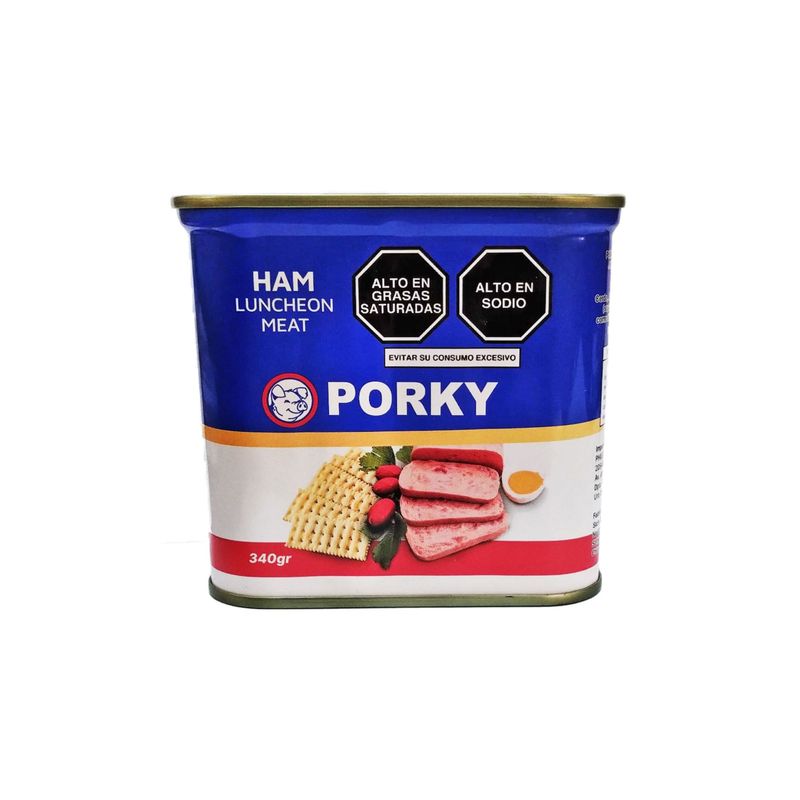 PORKY - Jamón de Cerdo Porky Ham Lata 340 g