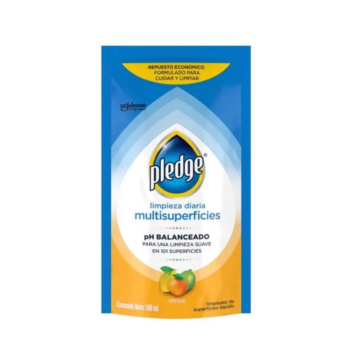 PLEDGE - Limpiador Multisuperficies Pledge Cítrico Doypack 500 mL