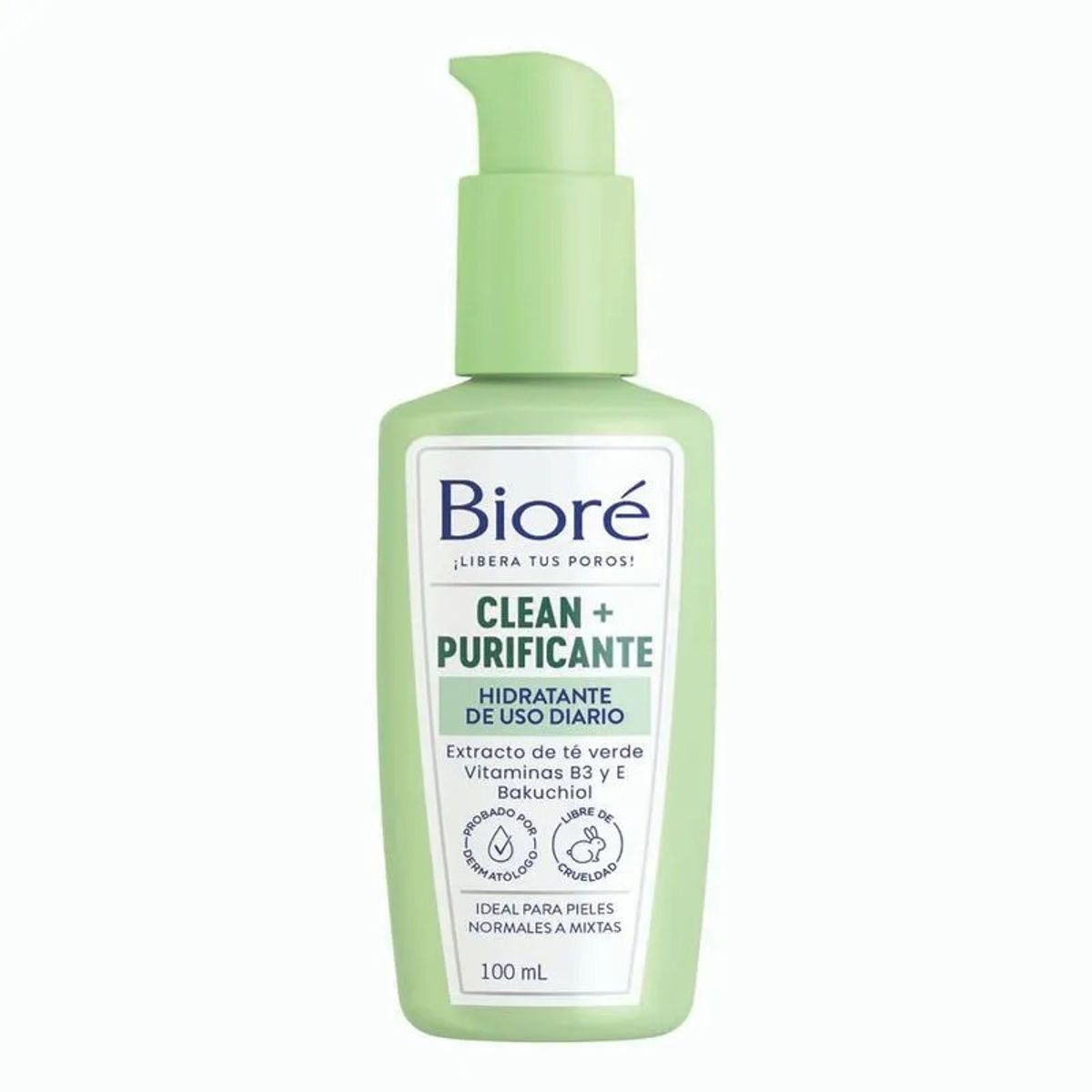 BIORE - Humectante Diario Facial Biore Clean Detox Envase 100 mL