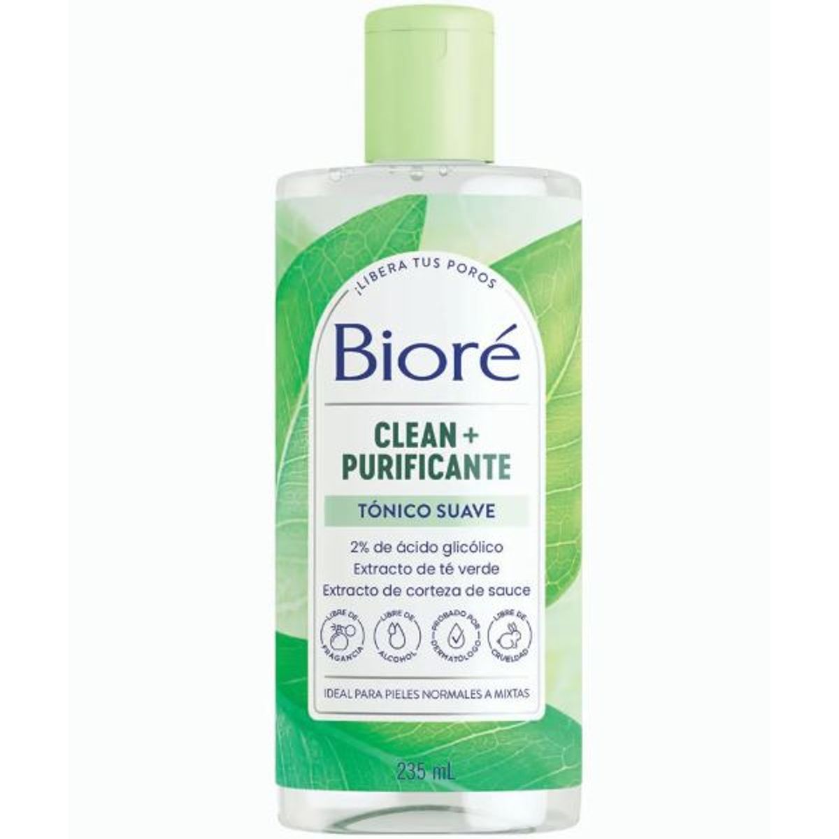 BIORE - Tónico Facial Biore Clean Detox Envase 235 mL