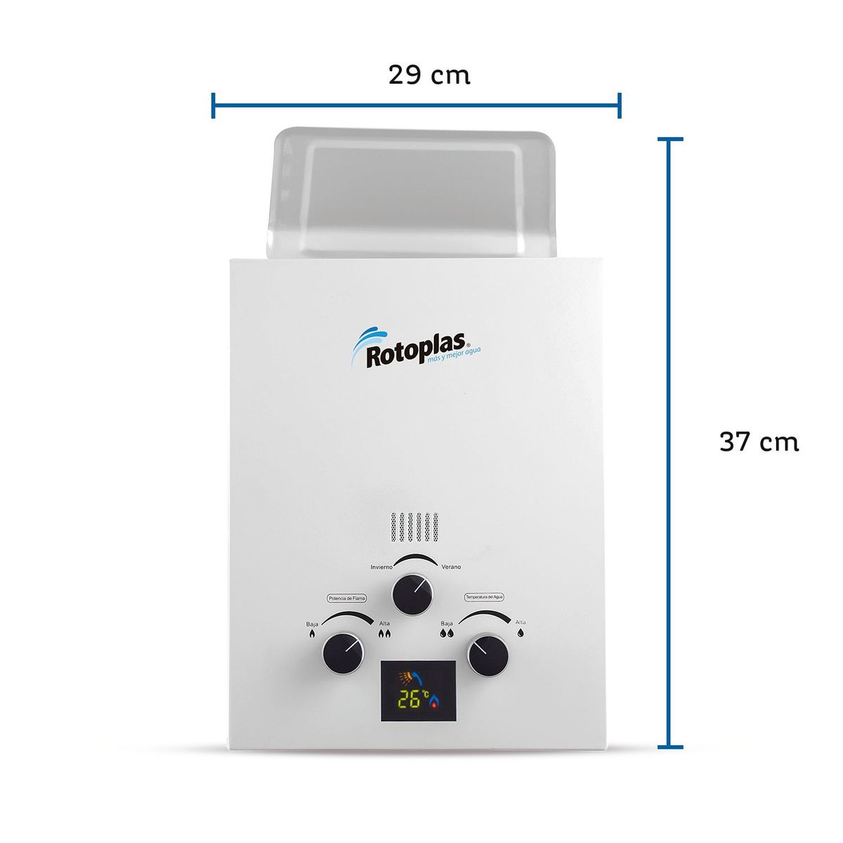 ROTOPLAS - Rotoplas Terma a Gas Flaming 5.5 L Glp